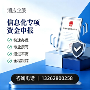 西宁信息化专项资金申报服务