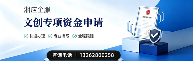 西宁文创专项资金申报服务