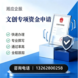西宁文创专项资金申报服务